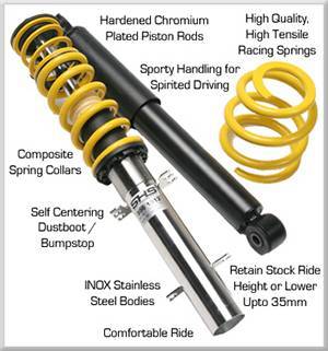 HPA - HPA SHS Coilovers for Audi TT-S, Audi TT-RS, Mk6 Golf/Golf TDI/GTI