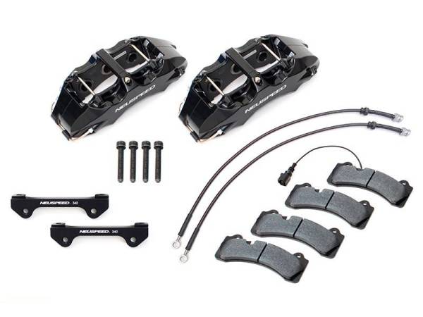 Neuspeed - Neuspeed 370mm 6-Piston Front Big Brake Kit (Black) for VW MK5/6/7 & Audi 8P/8V A3/S3 / Q3 / TT MK2/3