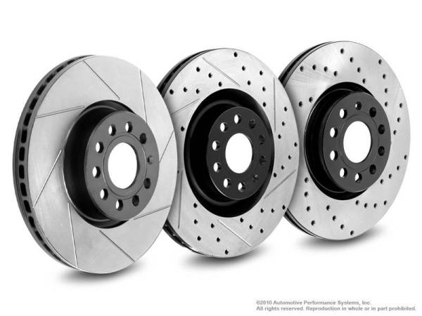 Neuspeed - Neuspeed Drilled Rear Brake Rotor (232mm) for VW Mk4 Beetle, Golf & Jettta