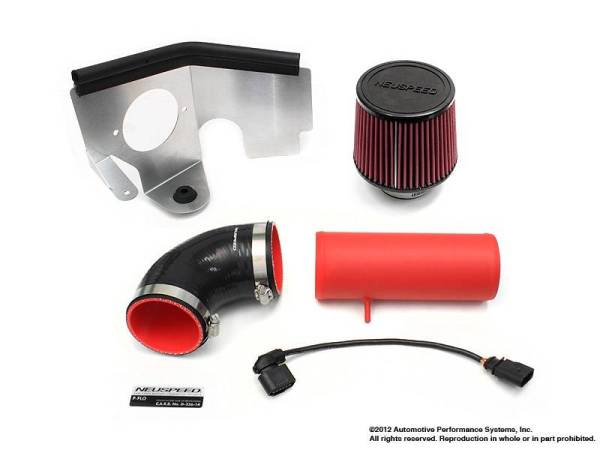 Neuspeed - Neuspeed P-FLO Air Intake 2.0L TDI, Dry Filter Red Pipe