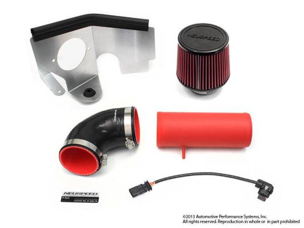 Neuspeed - NEUSPEED P-FLO AIR INTAKE FOR 2012-14 VW PASSAT 2.0L TDI CKRA, Red Pipe Dry Filter