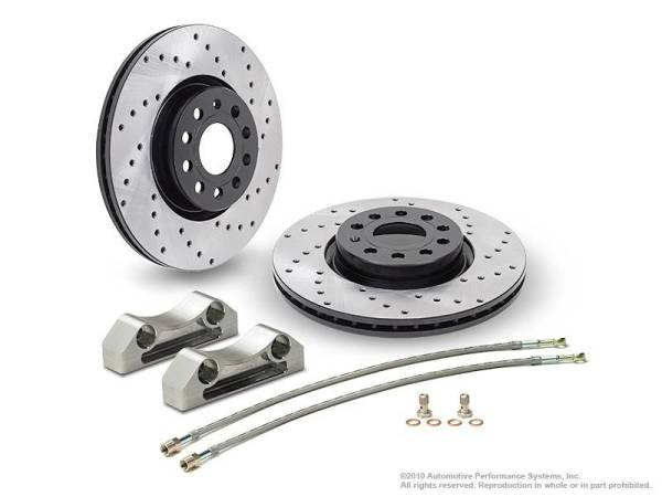 Neuspeed - 12.3" BIG BRAKE CONVERSION KIT Slotted Rotors - 99.10.89S