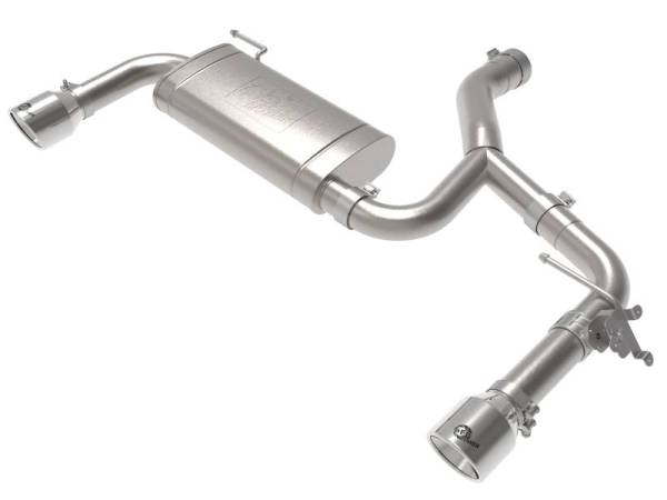 aFe - aFe 15-21 BMW X1 F48 L4 2.0L (t) MACH Force-Xp 3 to 2-1/2 IN SS Axle-Back Exhaust w/Polished Tip