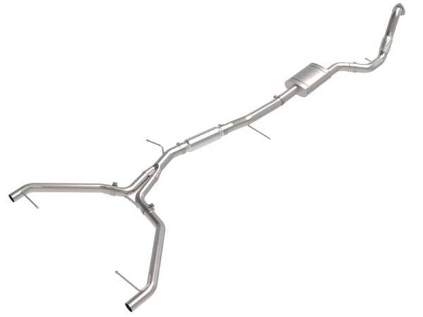 aFe - aFe 20-21 Audi A4 L4-2.0L (t) MACH Force-Xp 3in to 2-1/2in Stainless Steel Cat-Back Exhaust System