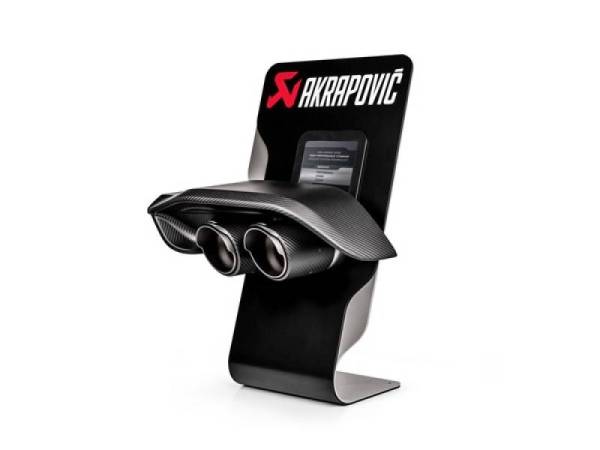 Akrapovic - Akrapovic Counter Display with sample tail pipe set and carbon diffuser (high gloss) - new - P-CM-CDC/1