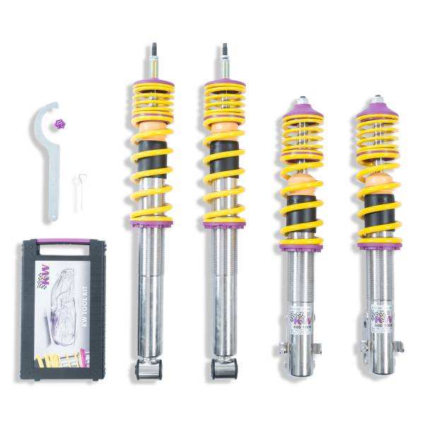 KW - KW Height adjustable stainless steel coilovers with adjustable rebound damping - 15280005