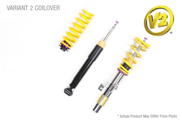 KW - KW Height adjustable stainless steel coilovers with adjustable rebound damping - 1528000H