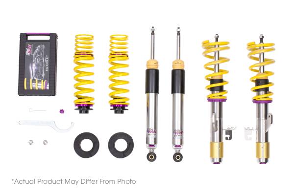 KW - KW Height Adjustable Coilovers with Independent Compression and Rebound Technology - 352200CE