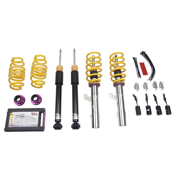 KW - KW Height adjustable stainless steel coilovers with adjustable rebound damping - 1528000R