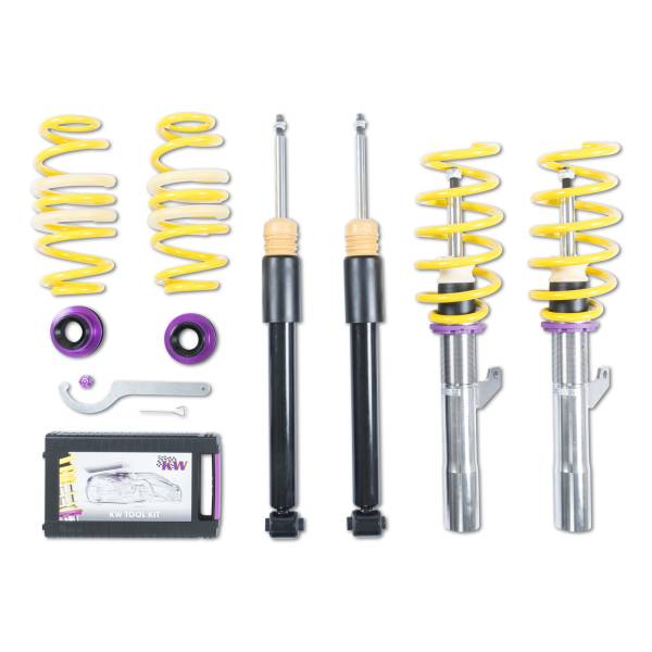 KW - KW Height adjustable stainless steel coilovers with adjustable rebound damping - 152800CB