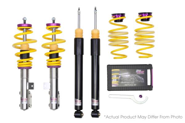 KW - KW Height adjustable stainless steel coilovers with adjustable rebound damping - 152800CJ