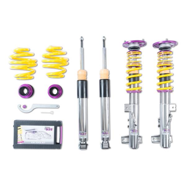 KW - KW Adjustable Coilovers, Aluminum Top Mounts, Independent Compression and Rebound - 35220811