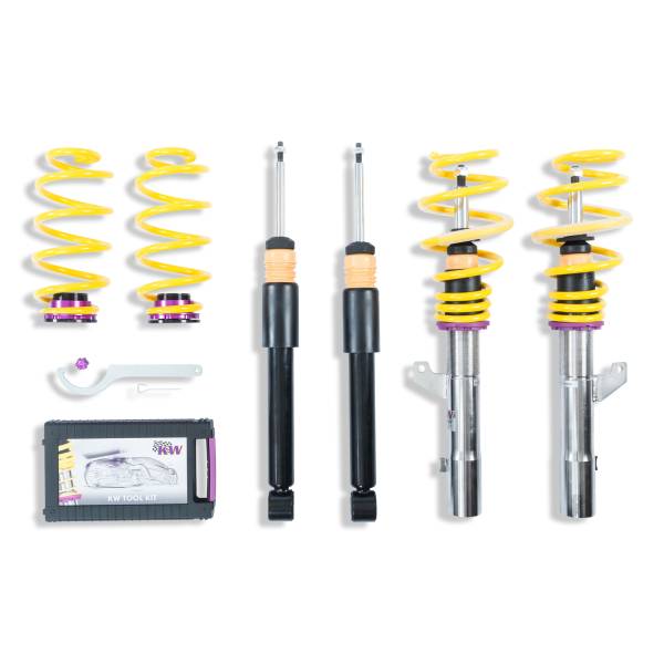 KW - KW Height adjustable stainless steel coilovers with adjustable rebound damping - 15281031