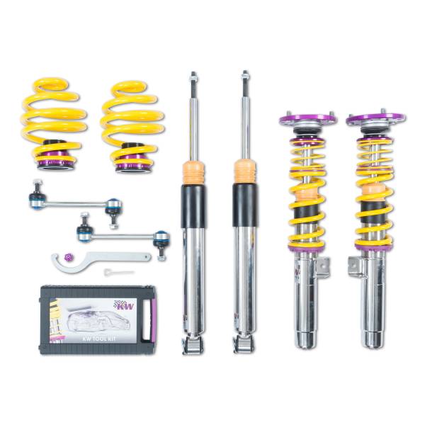 KW - KW Adjustable Coilovers, Aluminum Top Mounts, Independent Compression and Rebound - 35220821