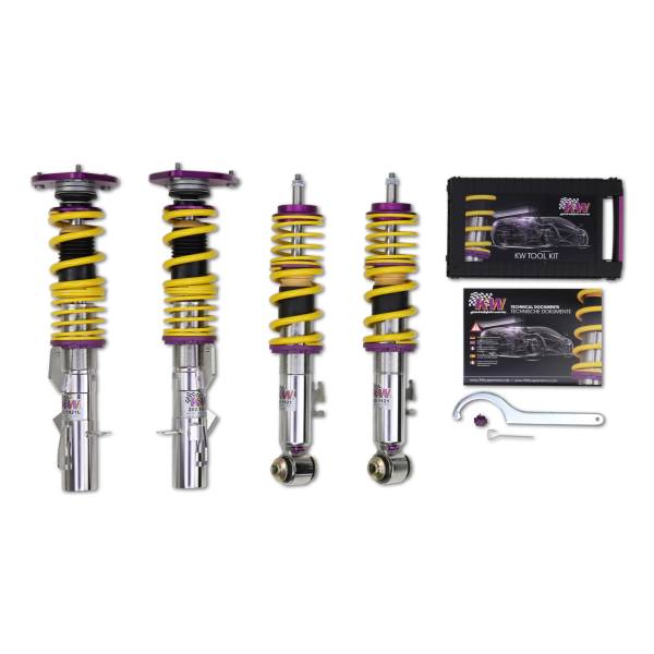 KW - KW Adjustable Coilovers, Aluminum Top Mounts, Independent Compression and Rebound - 35220850