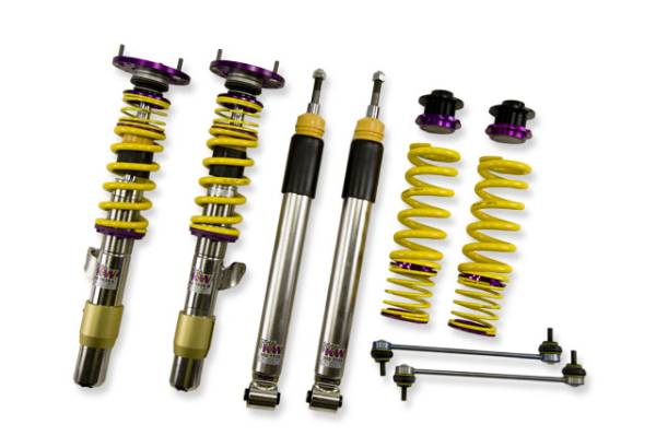 KW - KW Adjustable Coilovers, Aluminum Top Mounts, Independent Compression and Rebound - 35220857