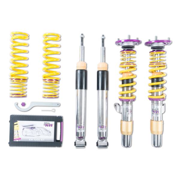 KW - KW Adjustable Coilovers, Aluminum Top Mounts, Independent Compression and Rebound - 35220867