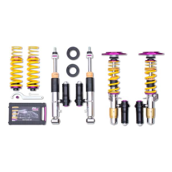KW - KW Adjustable Coilovers, Aluminum Top Mounts, Independent Compression and Rebound - 352208AN