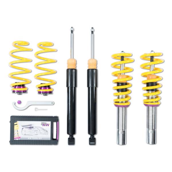 KW - KW Height adjustable stainless steel coilovers with adjustable rebound damping - 18010090