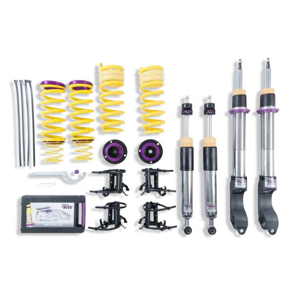KW - KW Height Adjustable Coilovers with Independent Compression and Rebound Technology - 3522500B