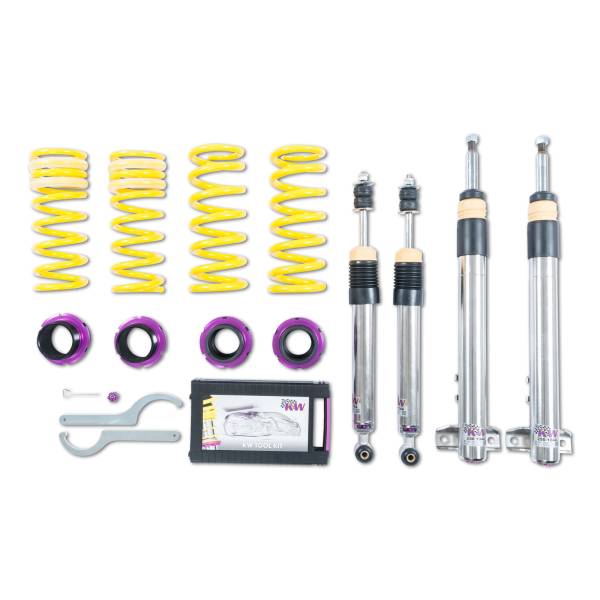 KW - KW Height Adjustable Coilovers with Independent Compression and Rebound Technology - 3522500M