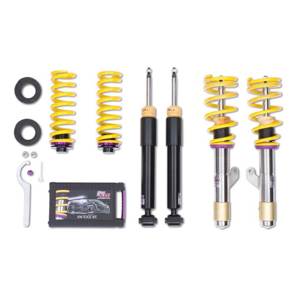KW - KW Height adjustable stainless steel coilovers with adjustable rebound damping - 1802000D