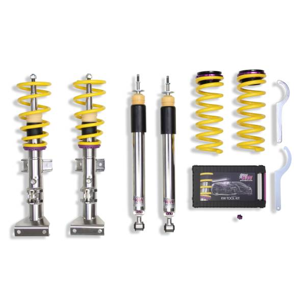 KW - KW Height Adjustable Coilovers with Independent Compression and Rebound Technology - 35225046