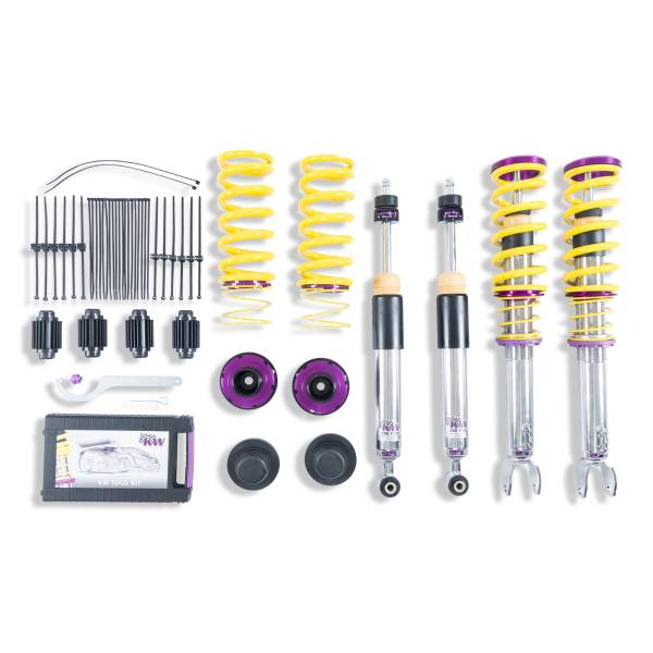 KW - KW Height Adjustable Coilovers with Independent Compression and Rebound Technology - 35225089