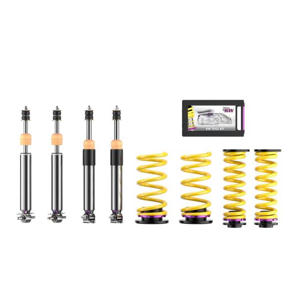KW - KW Height Adjustable Coilovers with Independent Compression and Rebound Technology - 352250AL