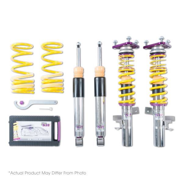 KW - KW Adjustable Coilovers, Aluminum Top Mounts, Independent Compression and Rebound - 3522580R
