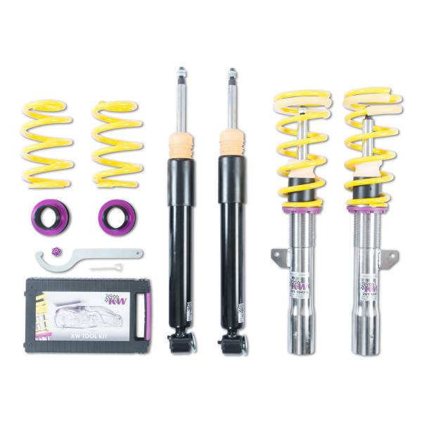 KW - KW Height adjustable stainless steel coilovers with adjustable rebound damping - 180200BN