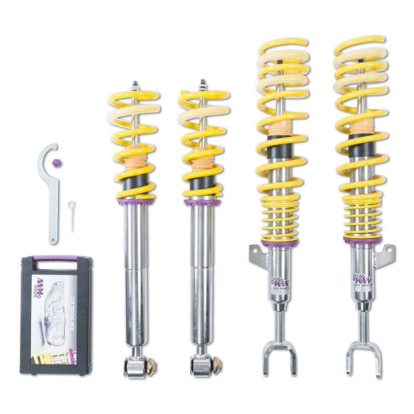 KW - KW Height adjustable stainless steel coilovers with adjustable rebound damping - 180200BU