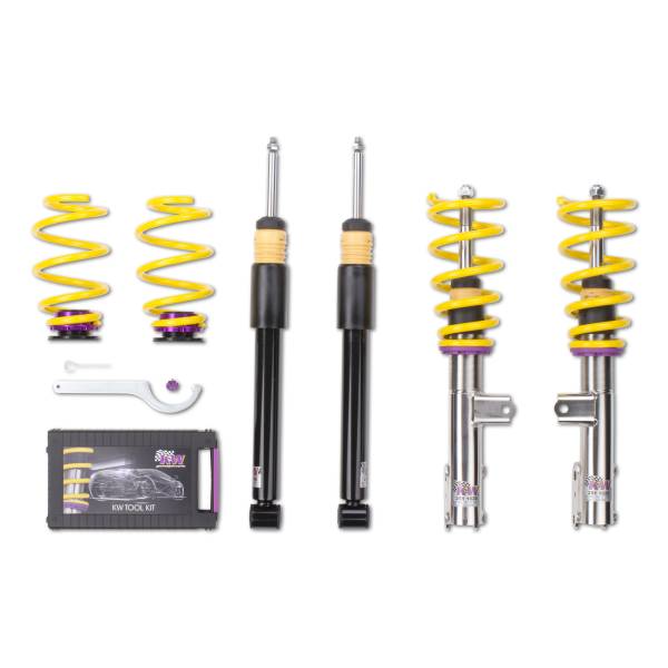 KW - KW Height adjustable stainless steel coilovers with adjustable rebound damping - 18025065