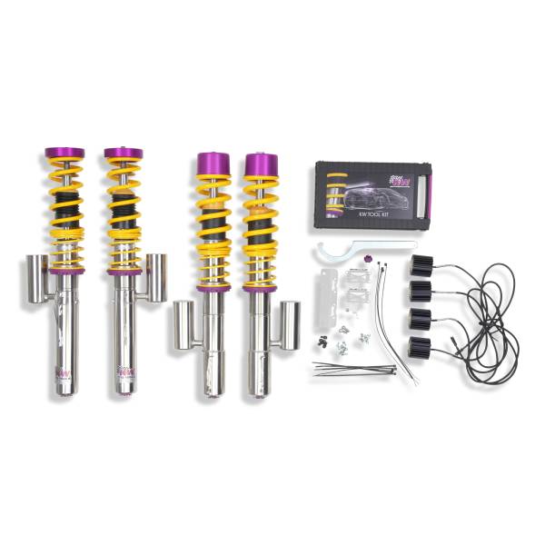 KW - KW Height Adjustable Coilovers with Independent Compression and Rebound Technology - 35271032
