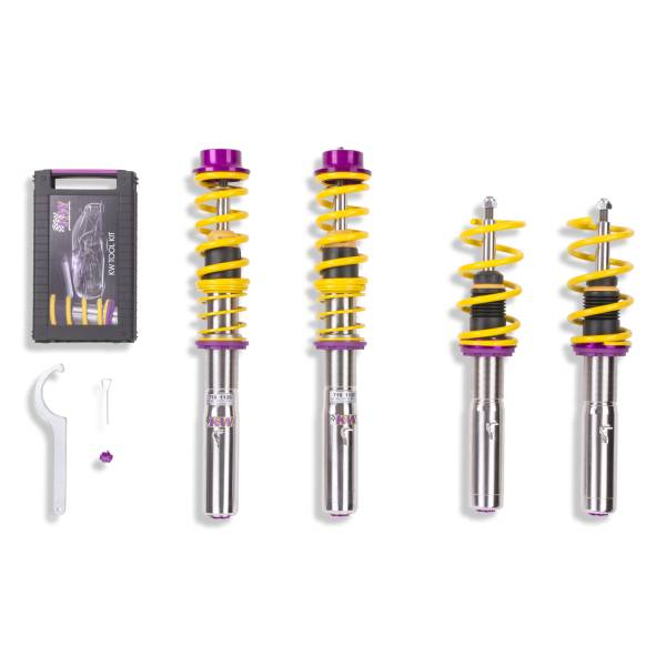 KW - KW Height Adjustable Coilovers with Independent Compression and Rebound Technology - 35271048