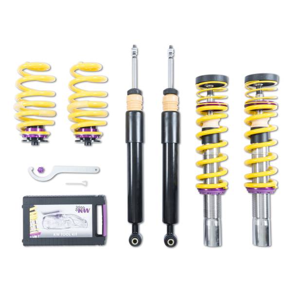 KW - KW Height adjustable stainless steel coilover system with pre-configured damping - 102100AV