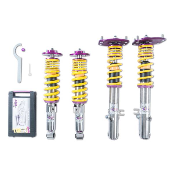 KW - KW Adjustable Coilovers, Aluminum Top Mounts, Independent Compression and Rebound - 35271805