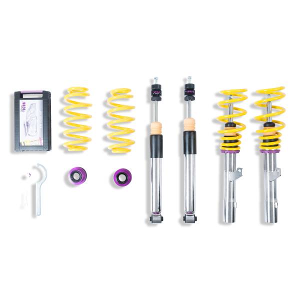 KW - KW Height Adjustable Coilovers with Independent Compression and Rebound Technology - 352800BB