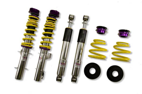 KW - KW Adjustable Coilovers, Aluminum Top Mounts, Independent Compression and Rebound - 35280881