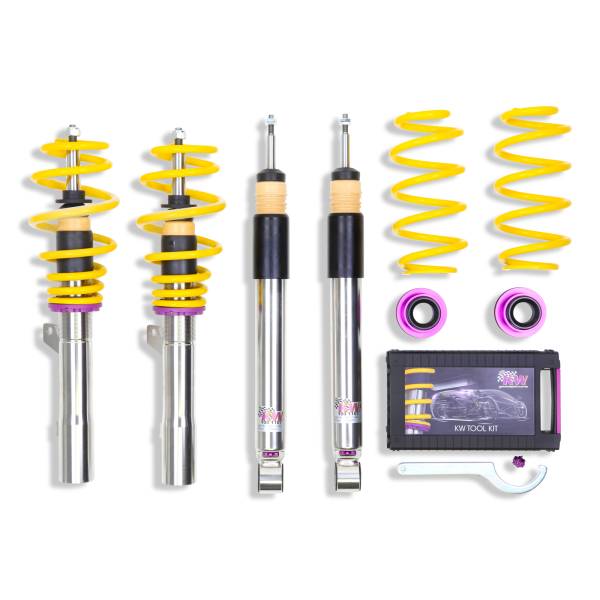 KW - KW Height Adjustable Coilovers with Independent Compression and Rebound Technology - 35281030