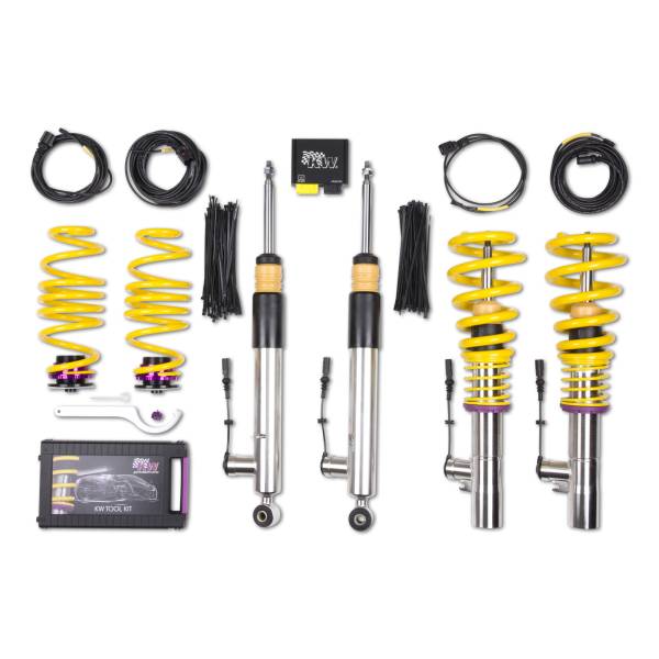 KW - KW Height Adjustable Coilovers with standalone ECU for Electronic Damper Control - 39010028