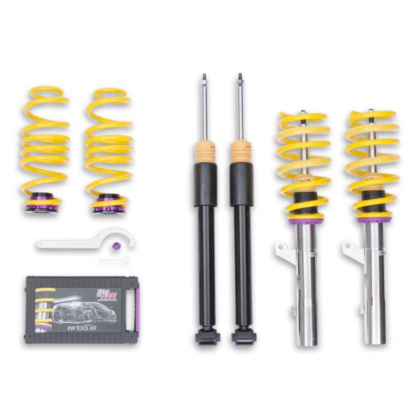 KW - KW Height adjustable stainless steel coilovers with adjustable rebound damping - 1521000M