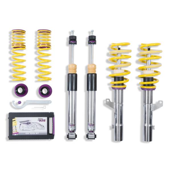 KW - KW Height Adjustable Coilovers with Independent Compression and Rebound Technology - 352100AK