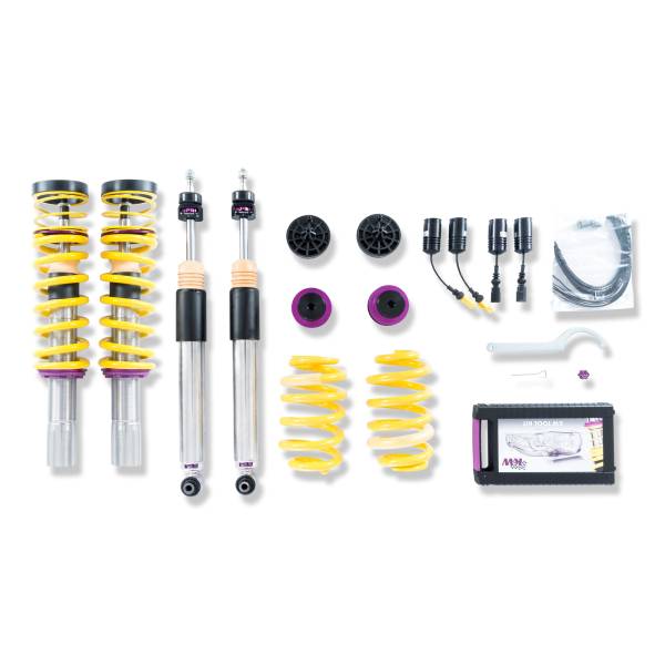 KW - KW Height Adjustable Coilovers with Independent Compression and Rebound Technology - 352100AU