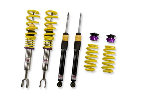 KW - KW Height adjustable stainless steel coilovers with adjustable rebound damping - 15210058