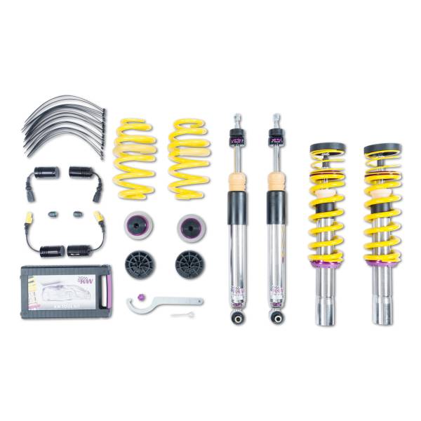 KW - KW Height Adjustable Coilovers with Independent Compression and Rebound Technology - 352100BJ