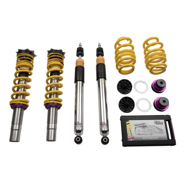 KW - KW Height Adjustable Coilovers with Independent Compression and Rebound Technology - 352100BS