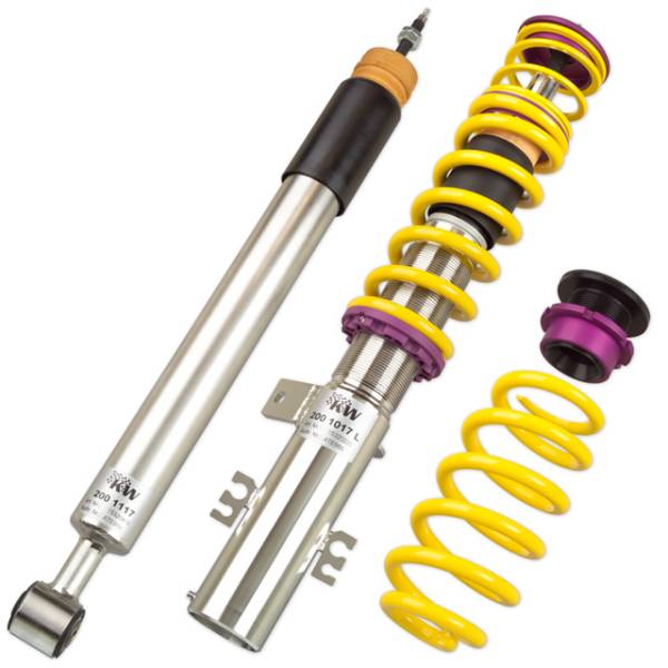 KW - KW Height adjustable stainless steel coilovers with adjustable rebound damping - 15220003