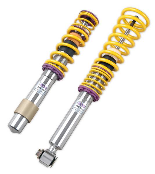 KW - KW Height adjustable stainless steel coilovers with adjustable rebound damping - 15220005