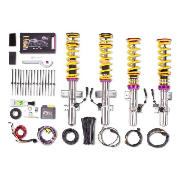 KW - KW Height Adjustable Coilovers with standalone ECU for Electronic Damper Control - 39055001